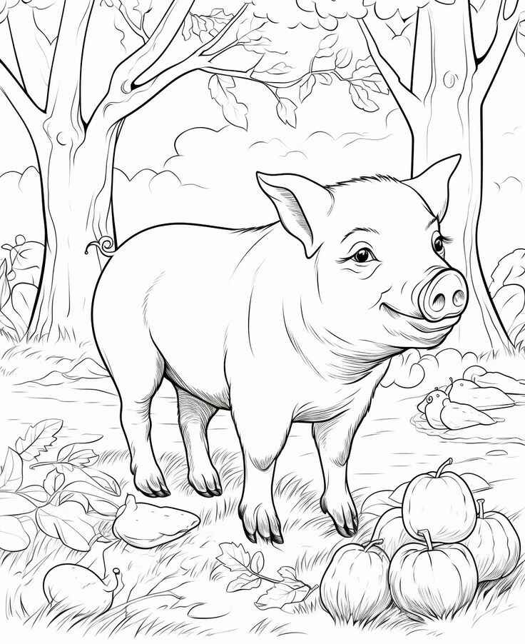 Schwein Ausmalbilder 084