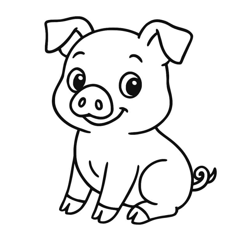 Schwein Ausmalbilder 102