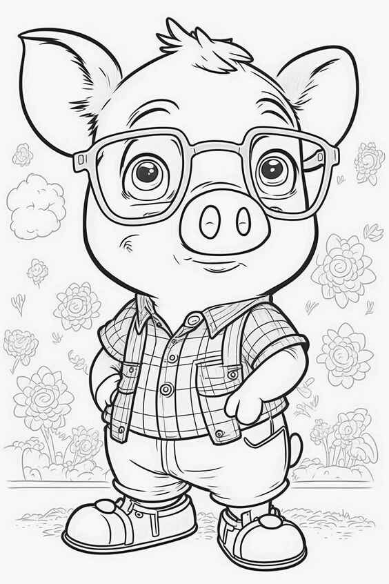 Schwein Ausmalbilder 146