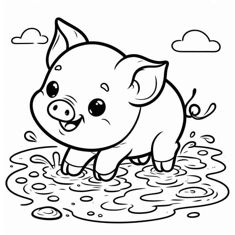 Schwein Ausmalbilder 199