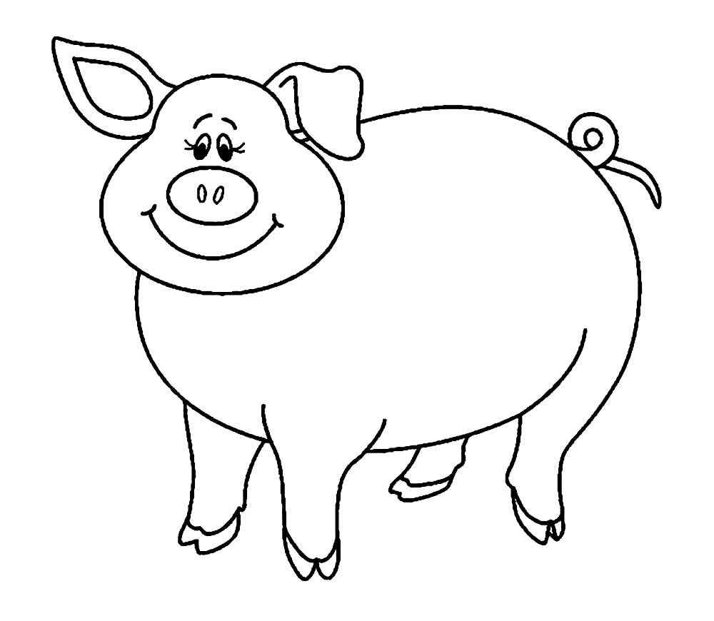 Schwein Ausmalbilder 209