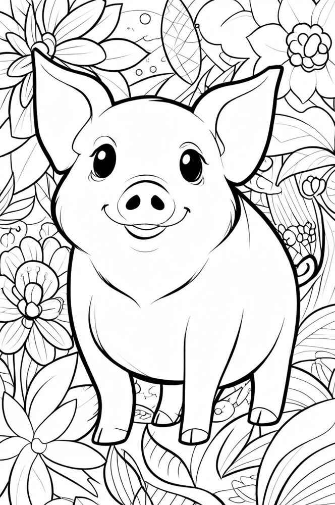 Schwein Ausmalbilder 319