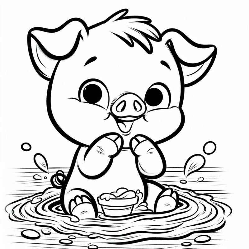 Schwein Ausmalbilder 507