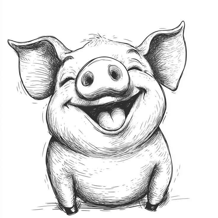 Schwein Ausmalbilder 556