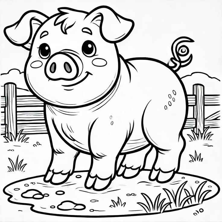 Schwein Ausmalbilder 798