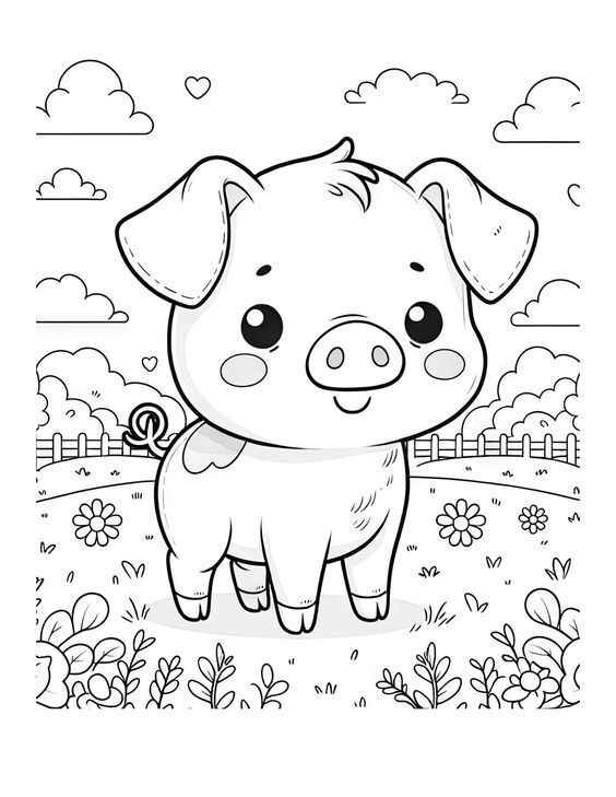 Schwein Ausmalbilder 832