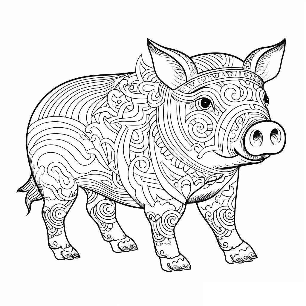 Schwein Ausmalbilder 838