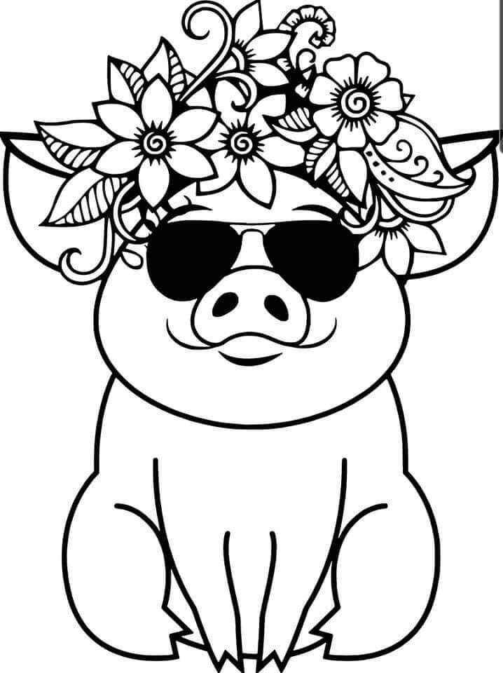 Schwein Ausmalbilder 917