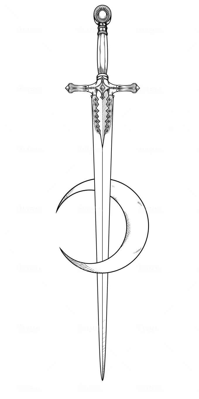 Schwert Ausmalbilder 286