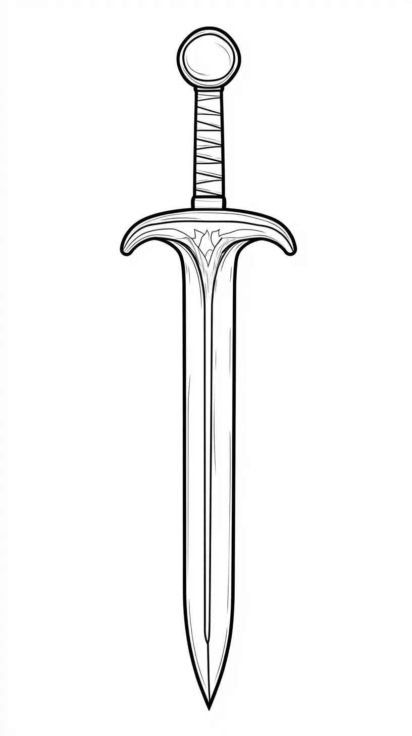 Schwert Ausmalbilder 624