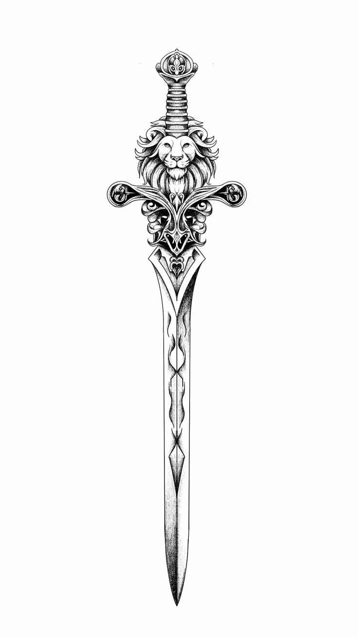Schwert Ausmalbilder 939