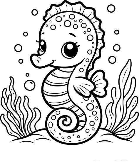 Seepferdchen Ausmalbilder 112