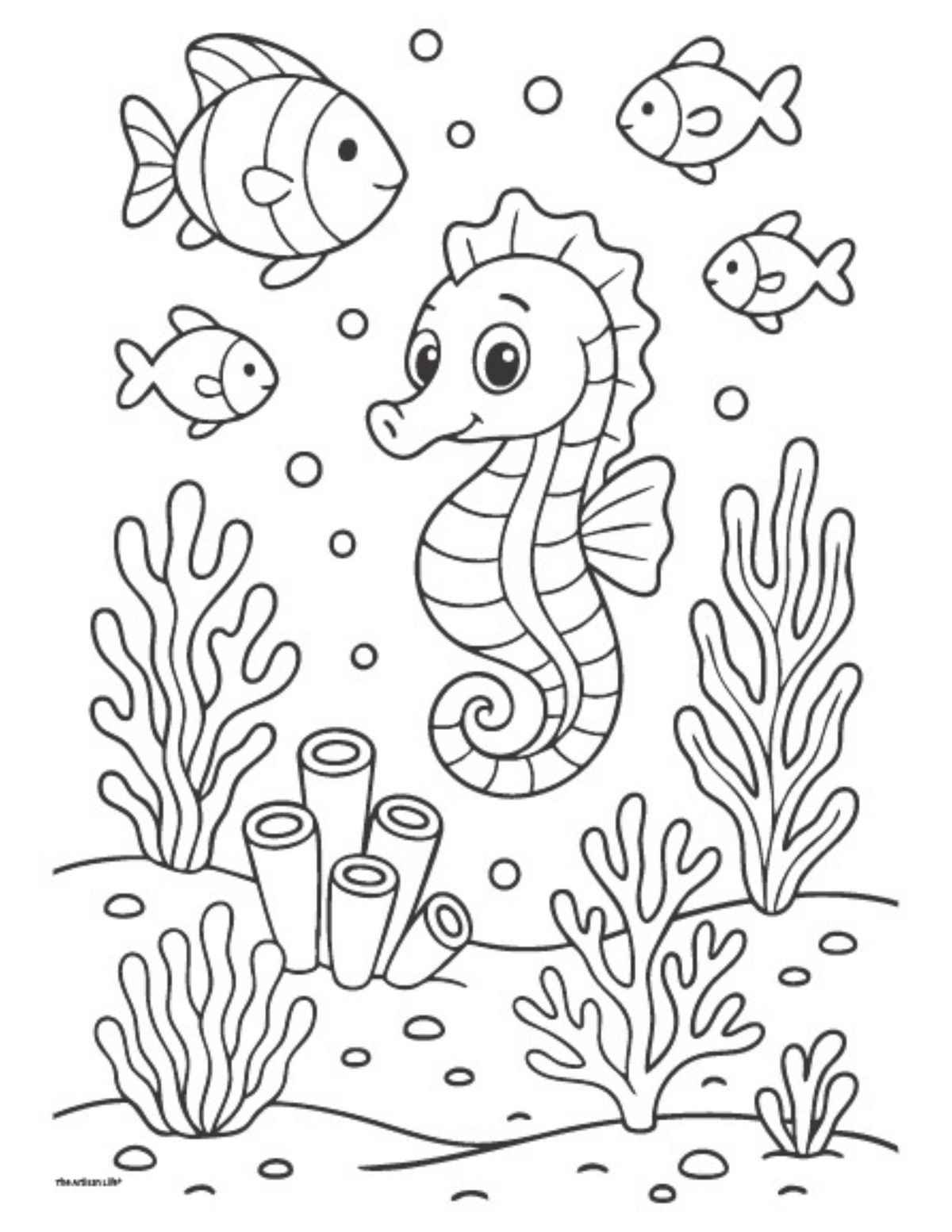 Seepferdchen Ausmalbilder 128