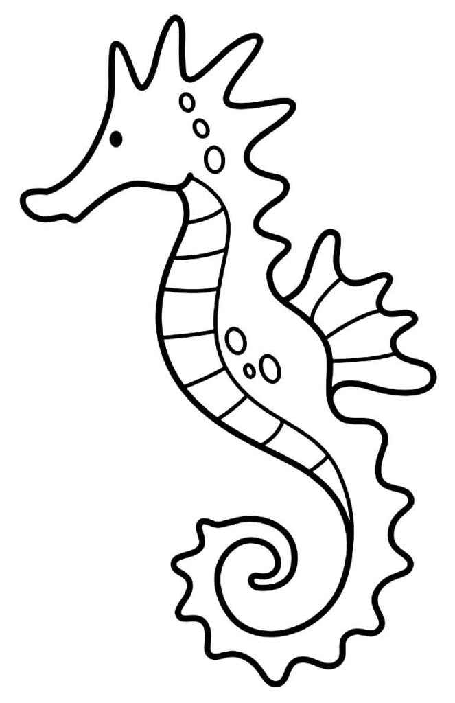 Seepferdchen Ausmalbilder 533