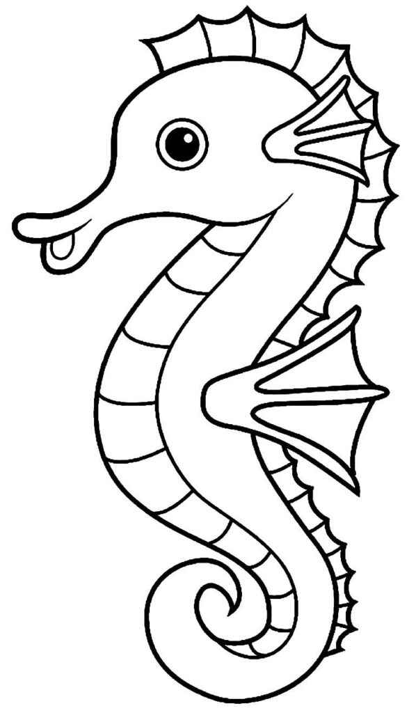 Seepferdchen Ausmalbilder 658