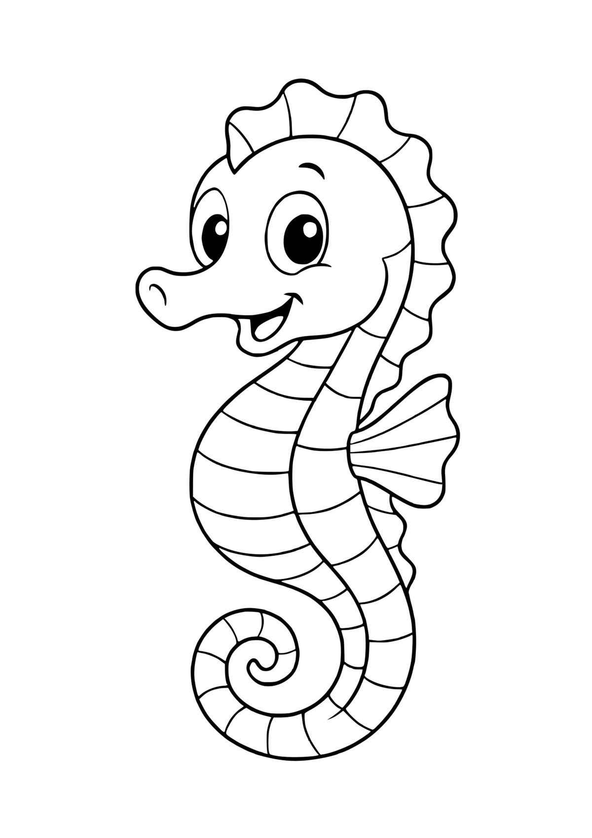 Seepferdchen Ausmalbilder 822