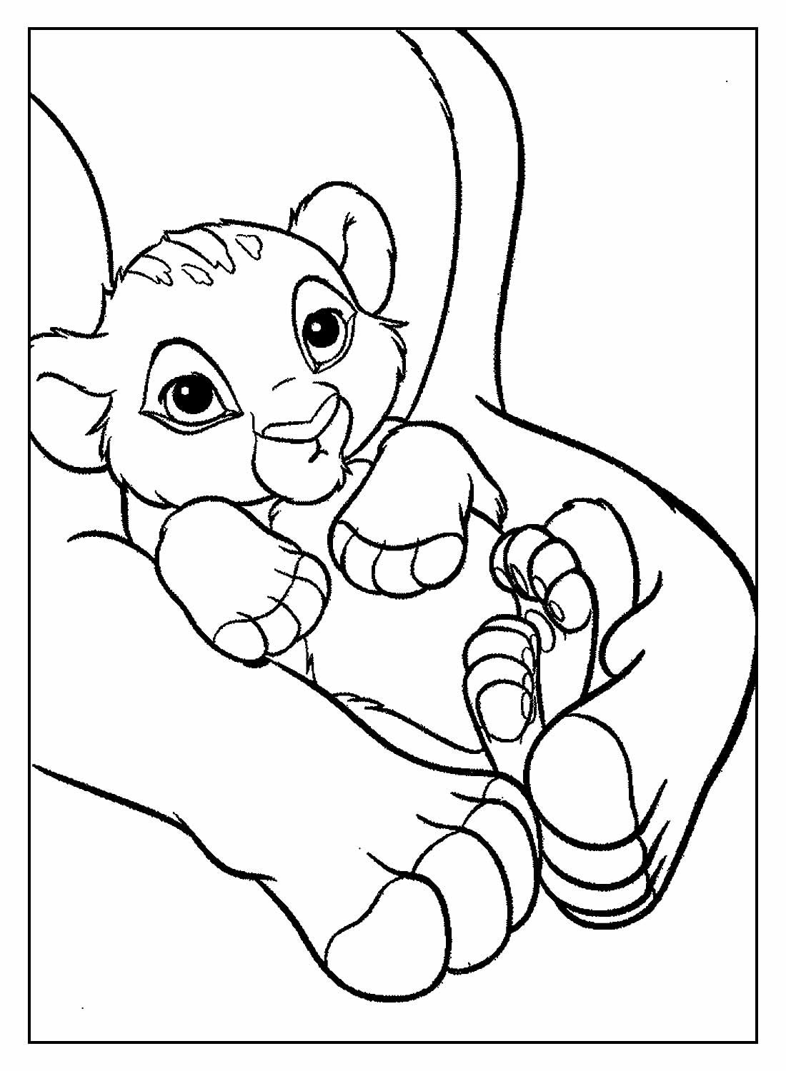 Simba Ausmalbilder 693