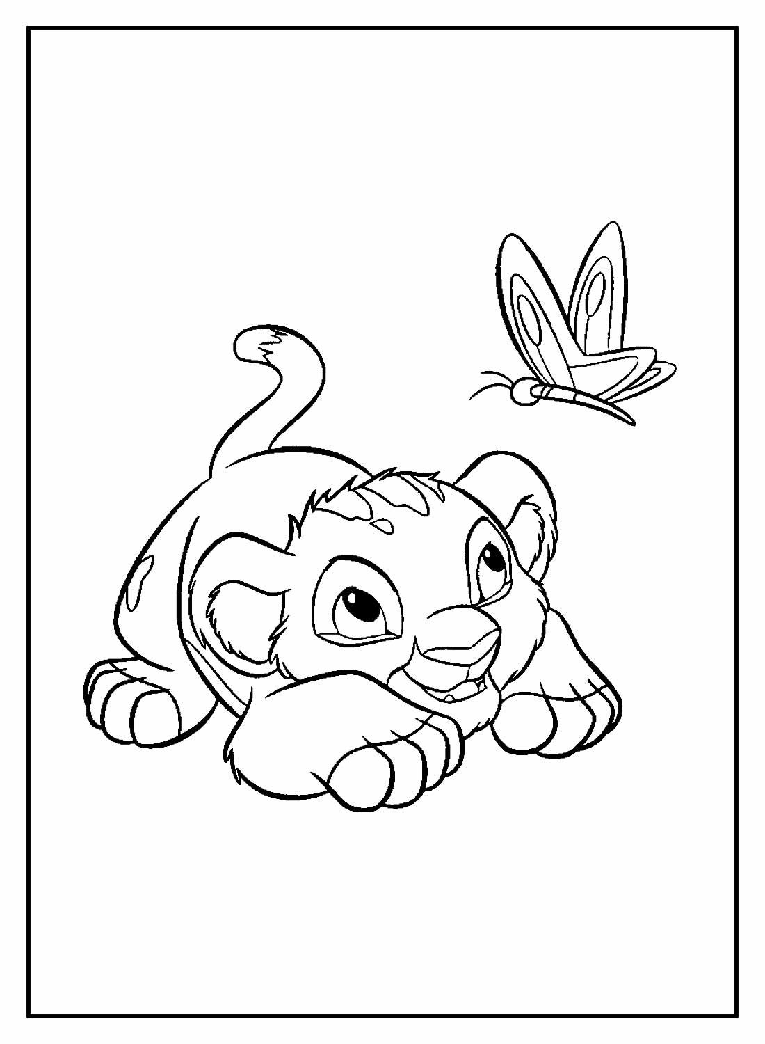 Simba Ausmalbilder 991