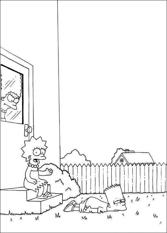 Simpsons Ausmalbilder 089