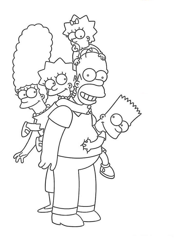 Simpsons Ausmalbilder 161