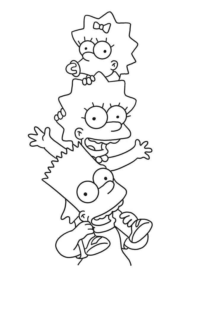 Simpsons Ausmalbilder 584