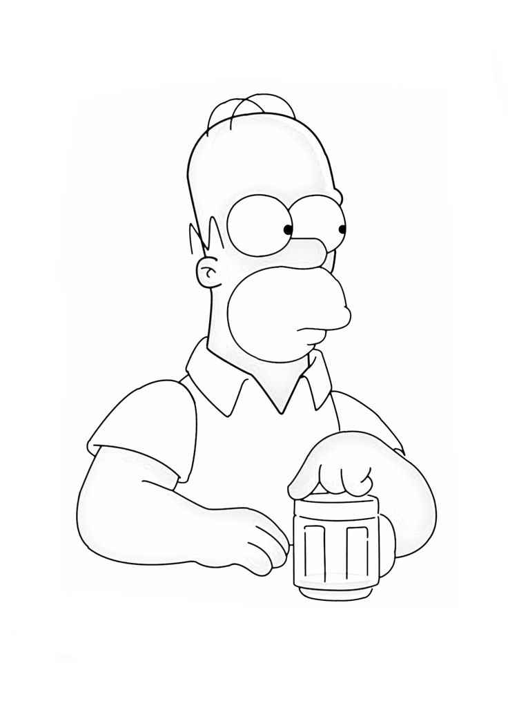 Simpsons Ausmalbilder 625