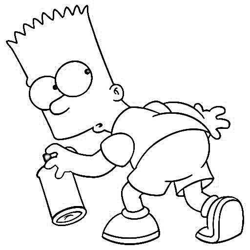Simpsons Ausmalbilder 697