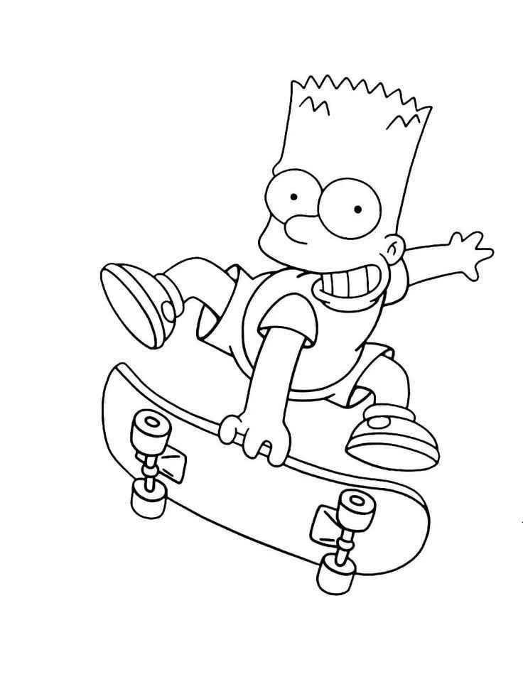 Simpsons Ausmalbilder 869