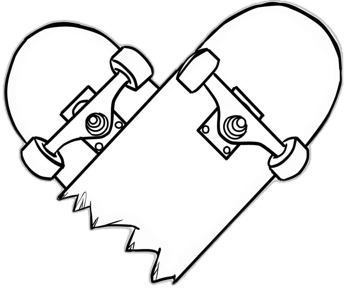 Skate Ausmalbilder 032