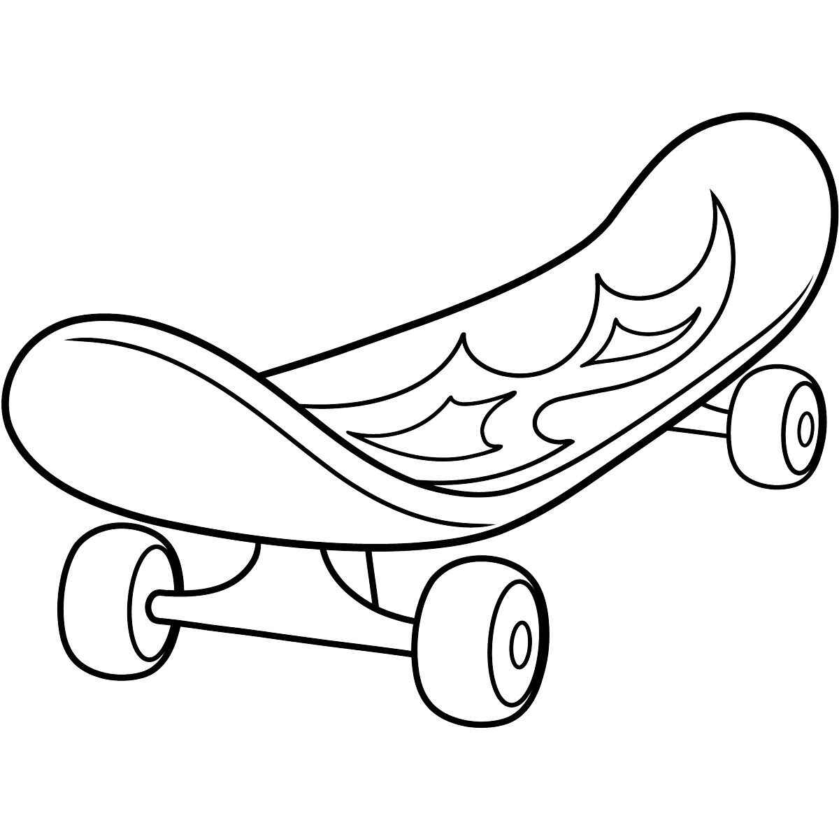 Skate Ausmalbilder 723