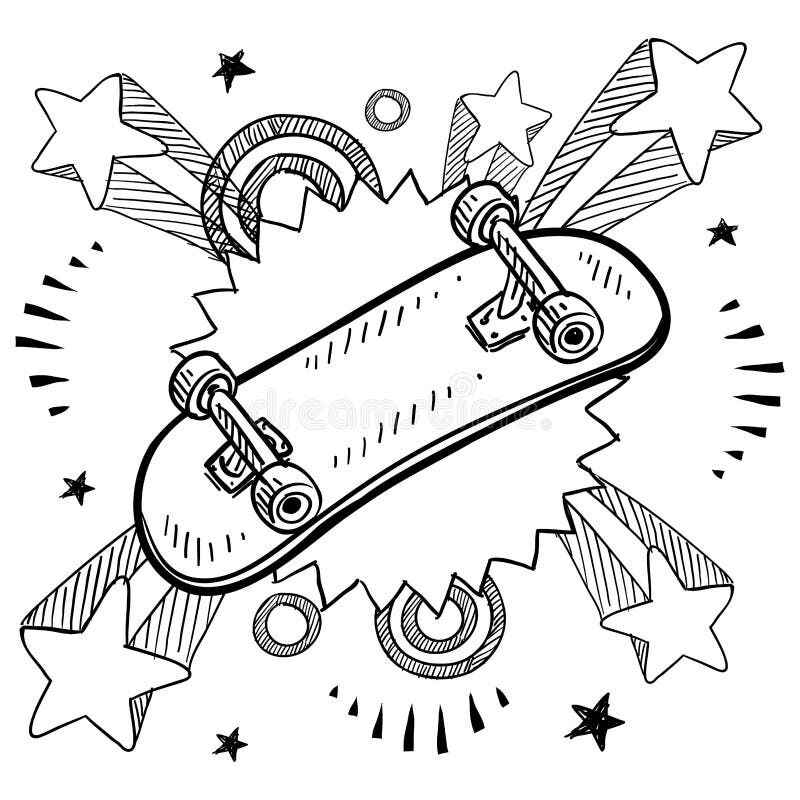 Skate Ausmalbilder 753