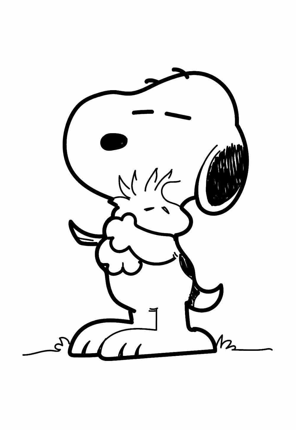 Snoopy Ausmalbilder 070