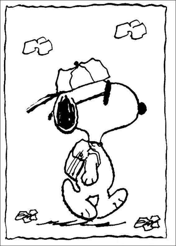 Snoopy Ausmalbilder 598