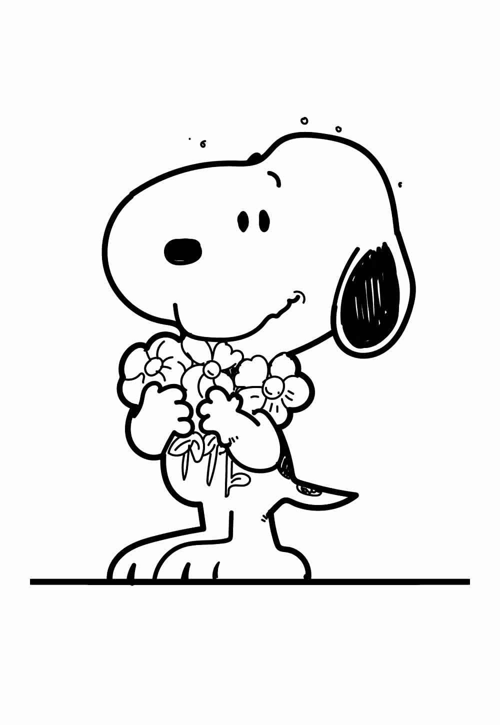 Snoopy Ausmalbilder 870