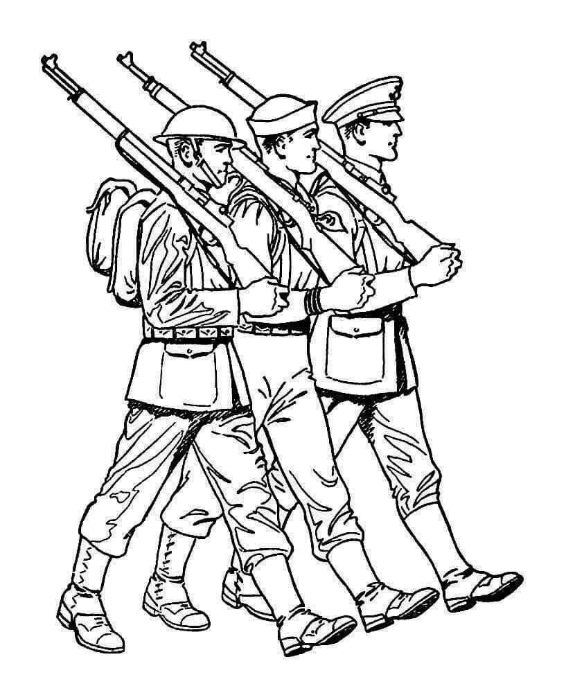 Soldaten Ausmalbilder 344