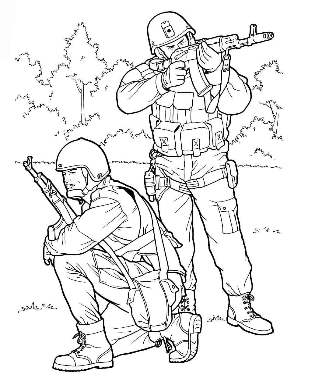 Soldaten Ausmalbilder 436