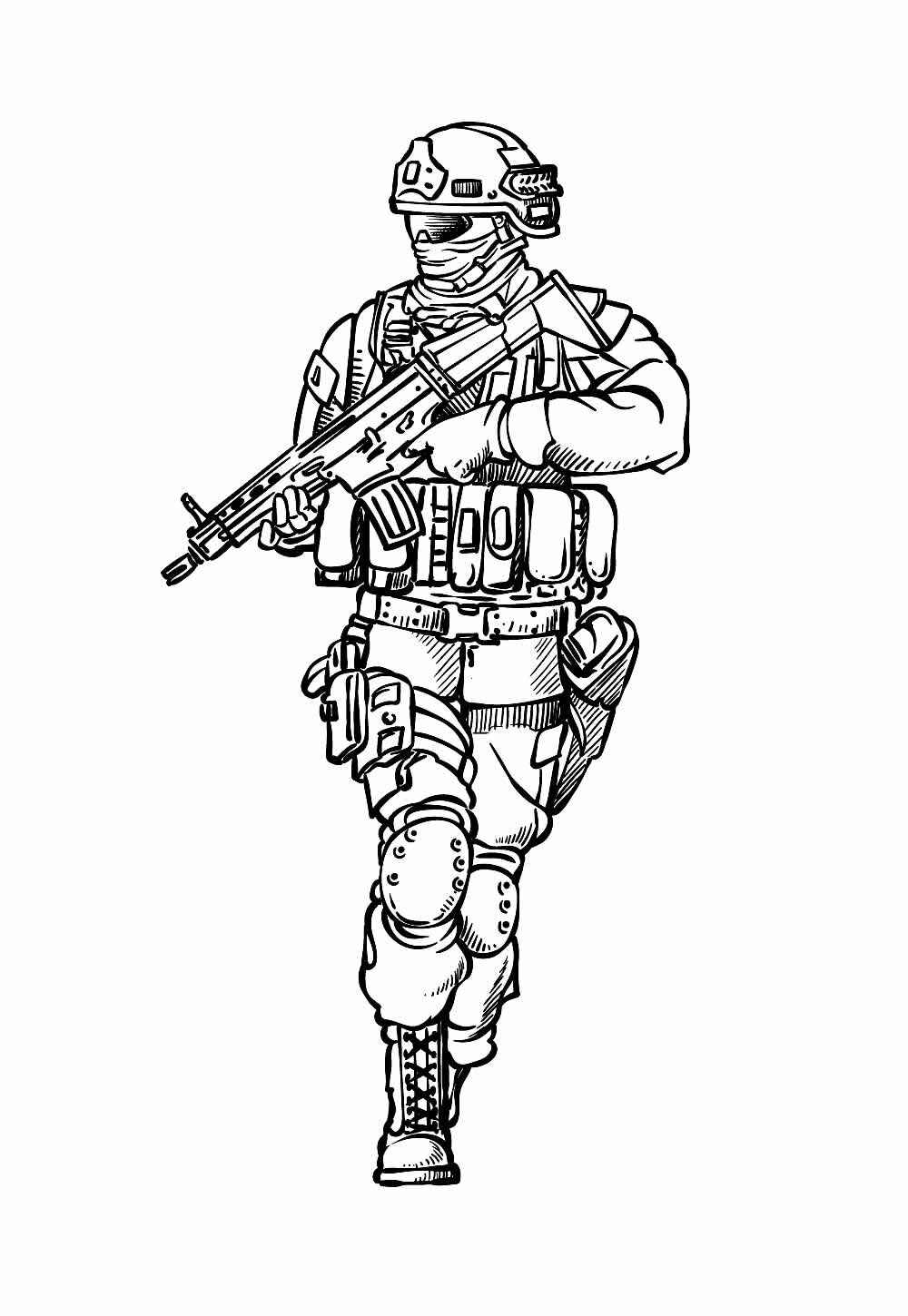 Soldaten Ausmalbilder 814