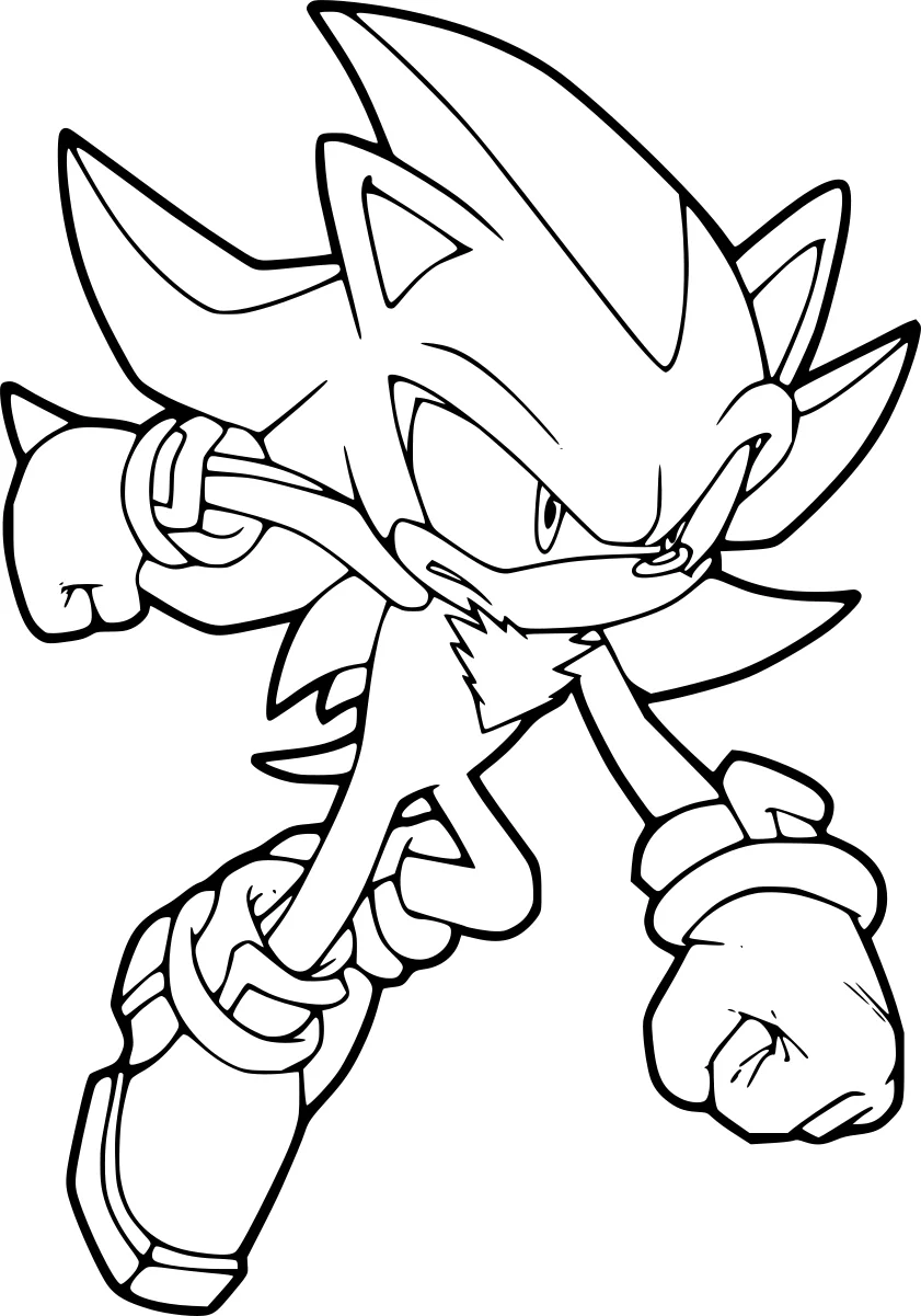 Sonic Ausmalbilder 034