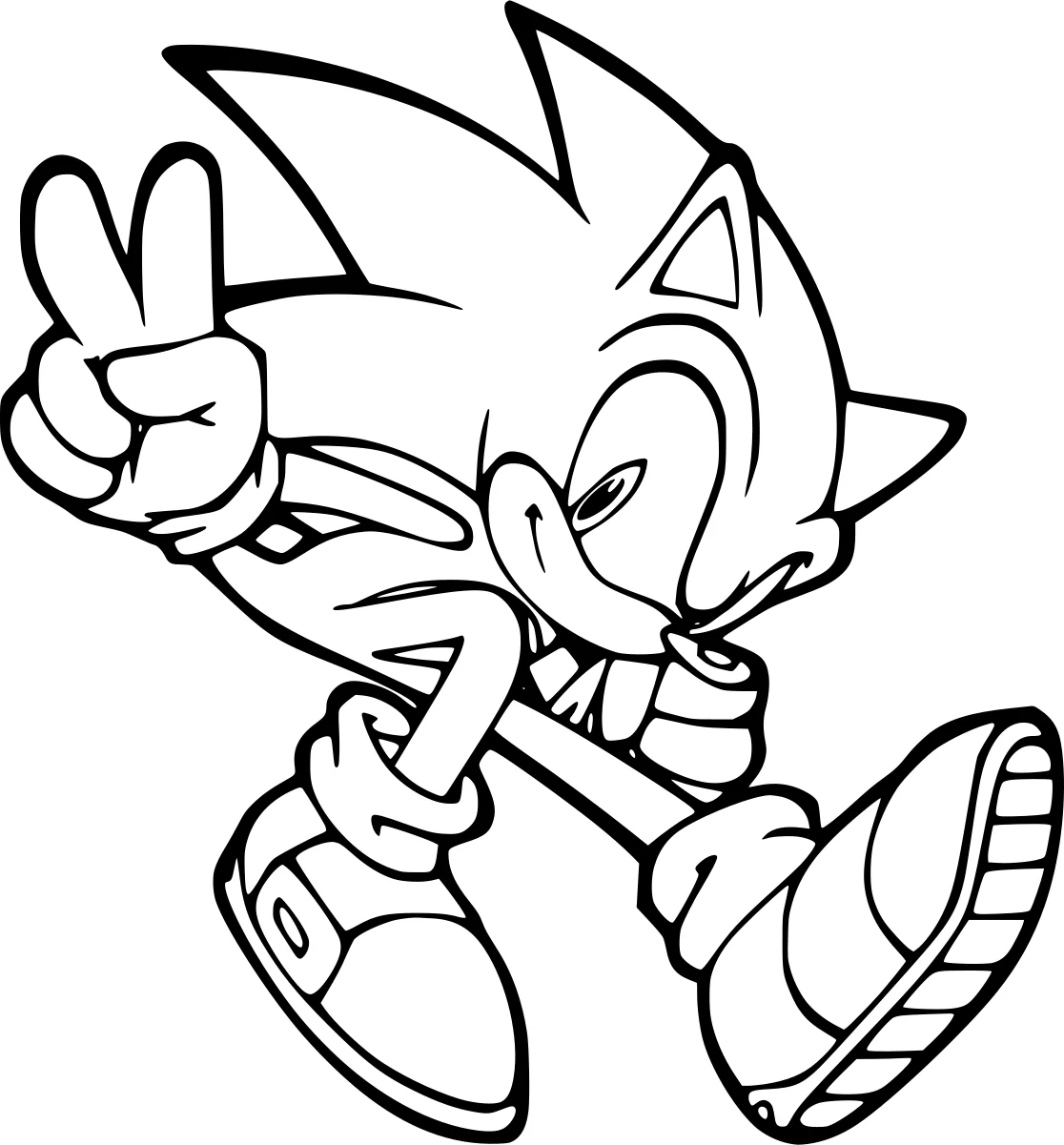 Sonic Ausmalbilder 035