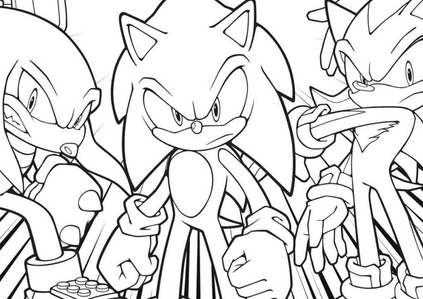 Sonic Ausmalbilder 046