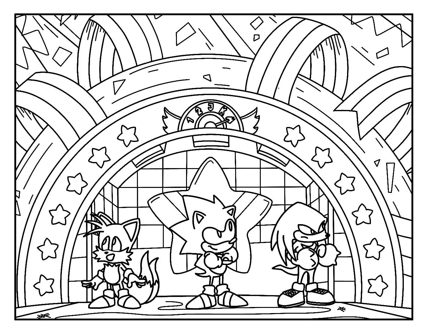 Sonic Ausmalbilder 081