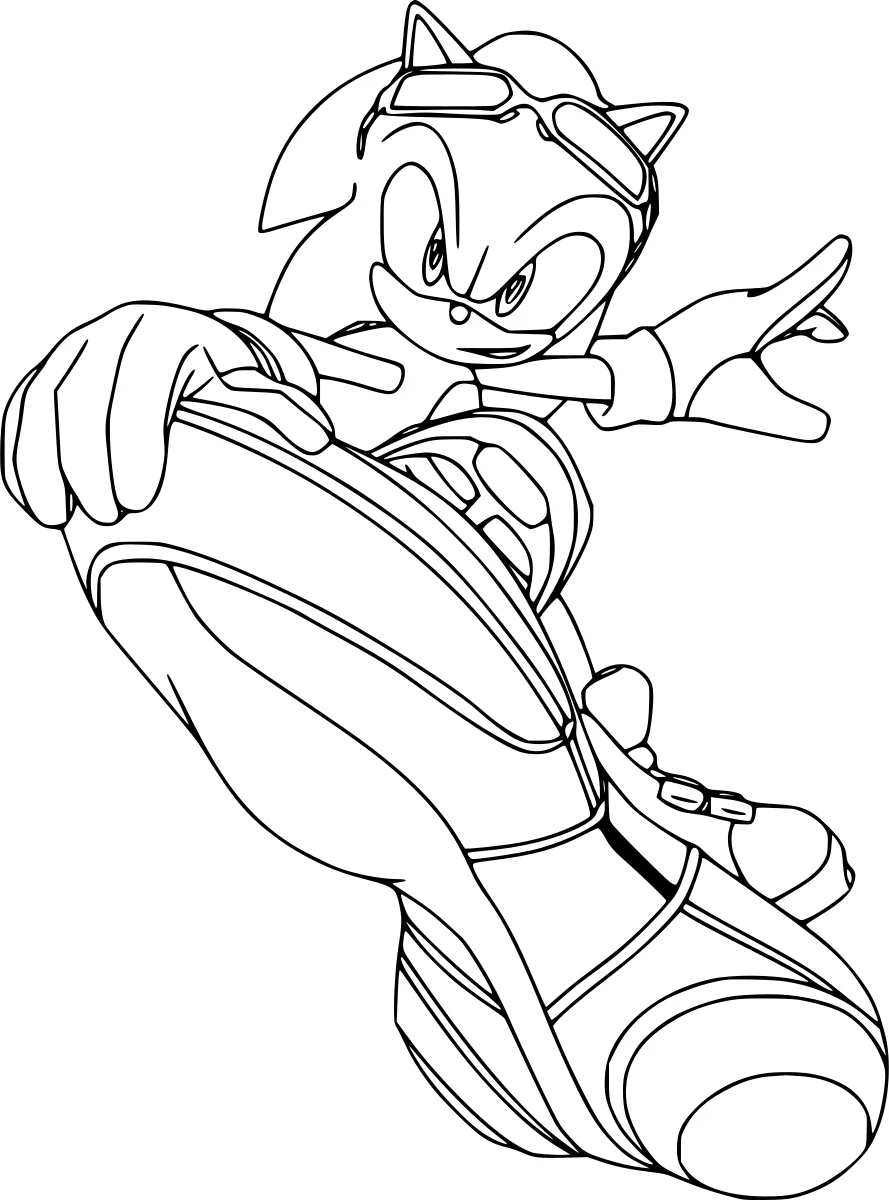 Sonic Ausmalbilder 087