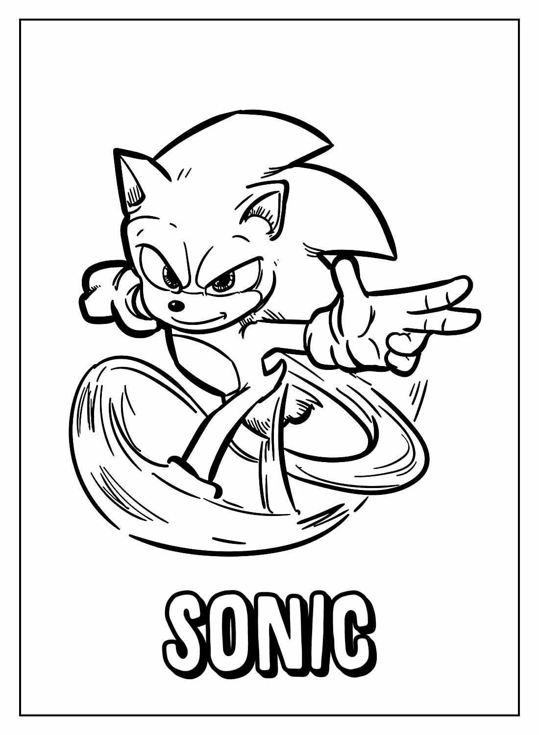 Sonic Ausmalbilder 118