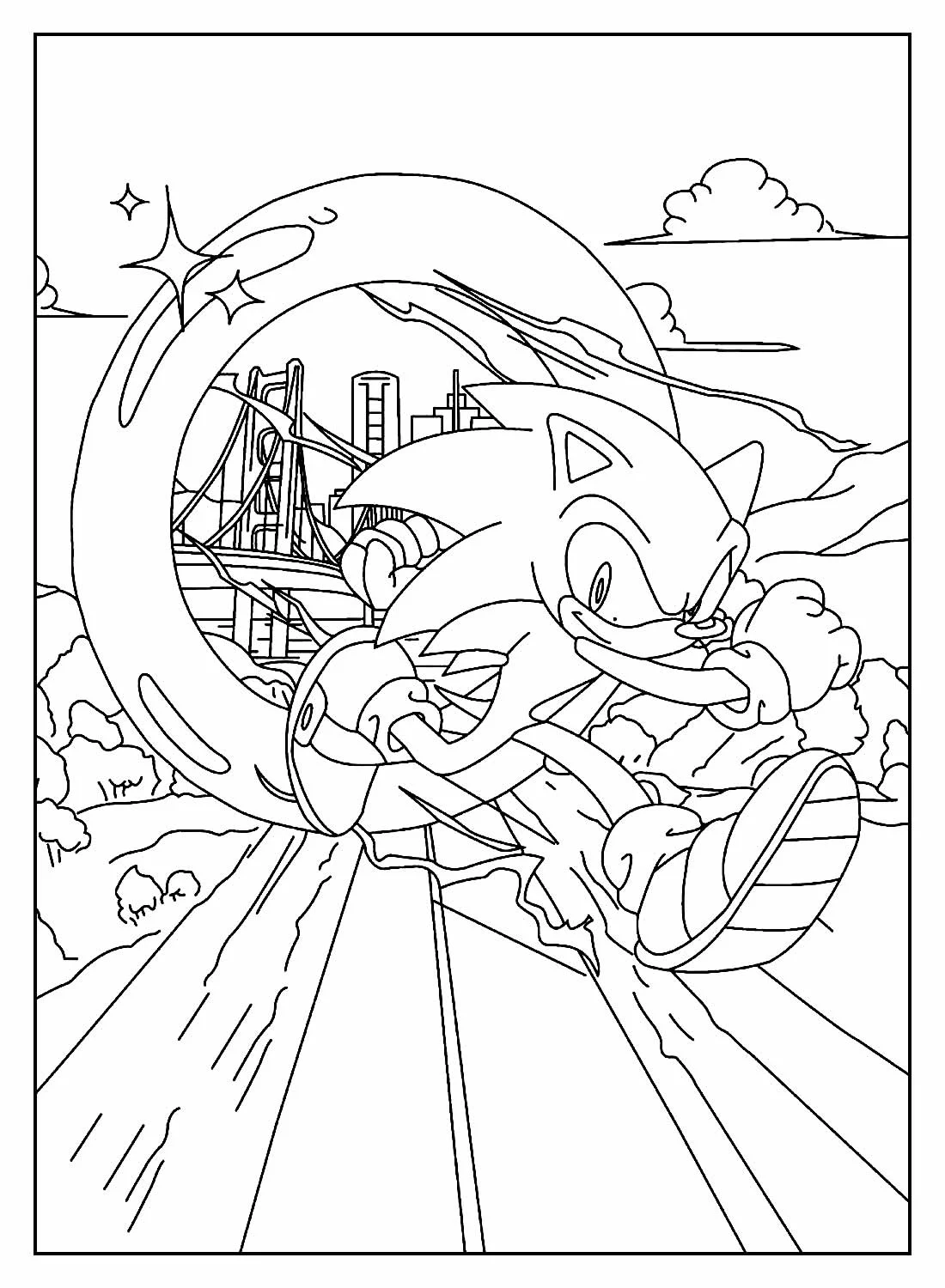 Sonic Ausmalbilder 279