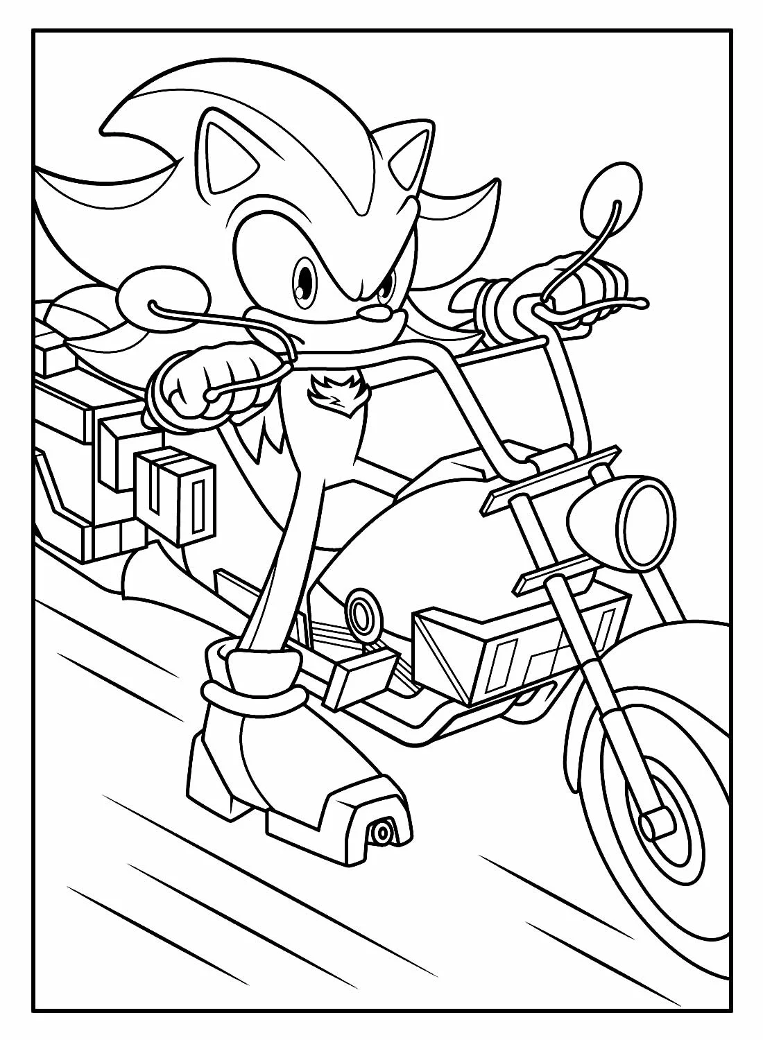 Sonic Ausmalbilder 343