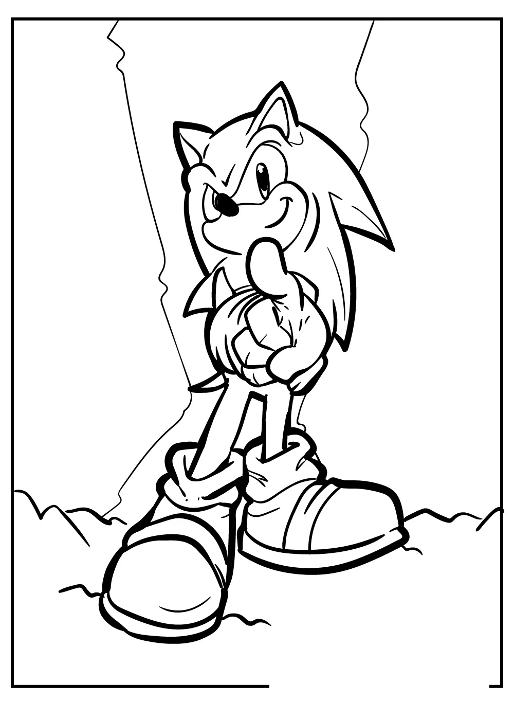Sonic Ausmalbilder 354