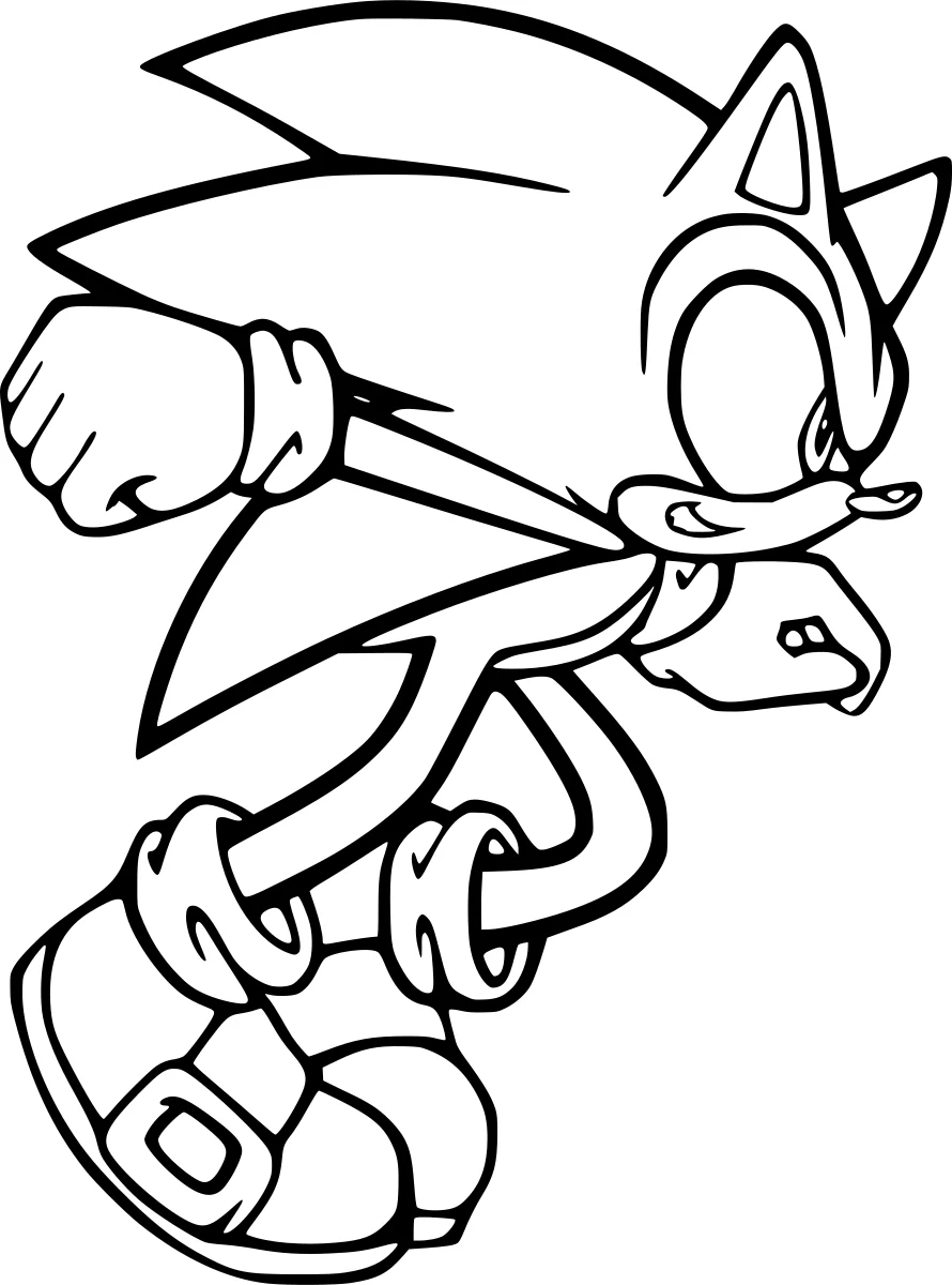 Sonic Ausmalbilder 416