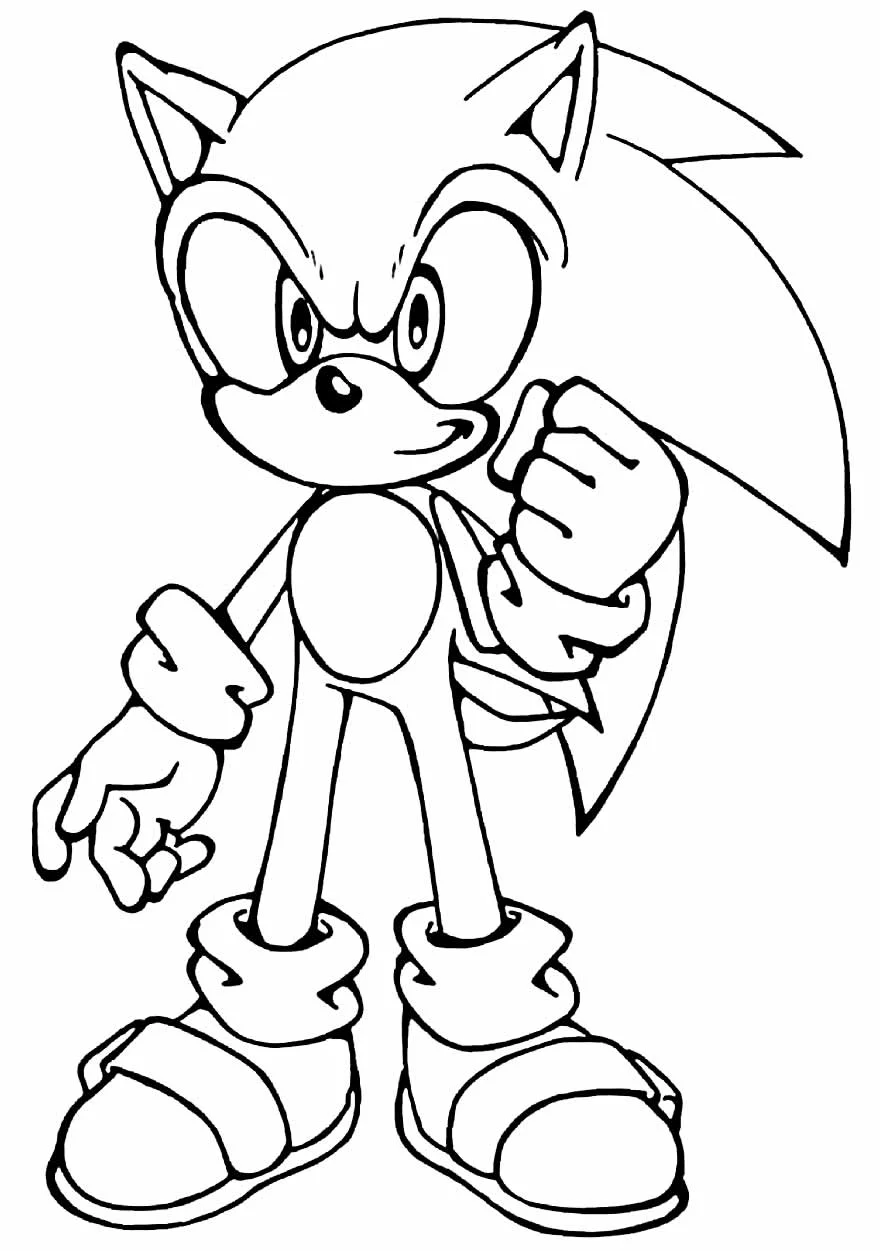 Sonic Ausmalbilder 443