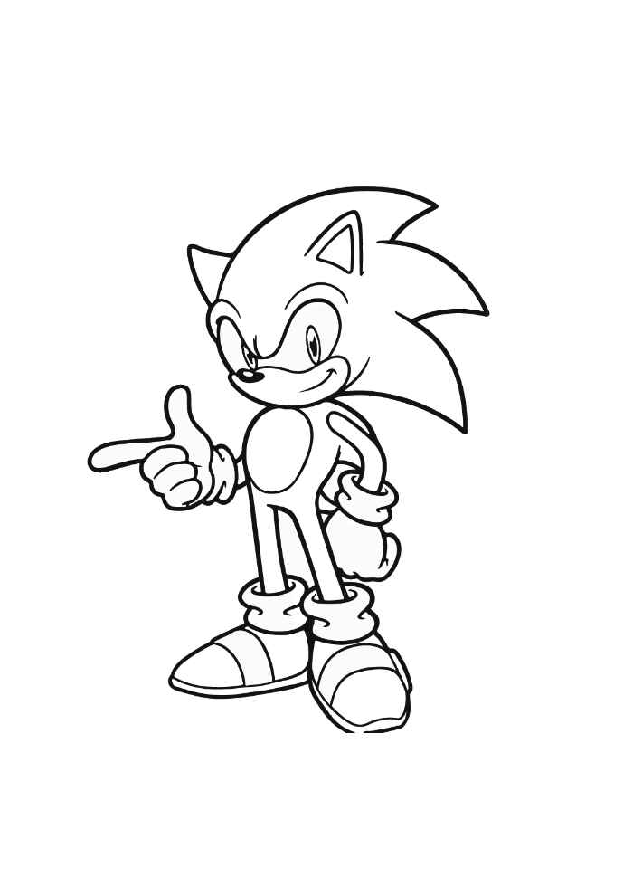 Sonic Ausmalbilder 465