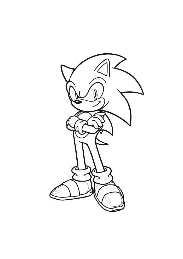 Sonic Ausmalbilder 556
